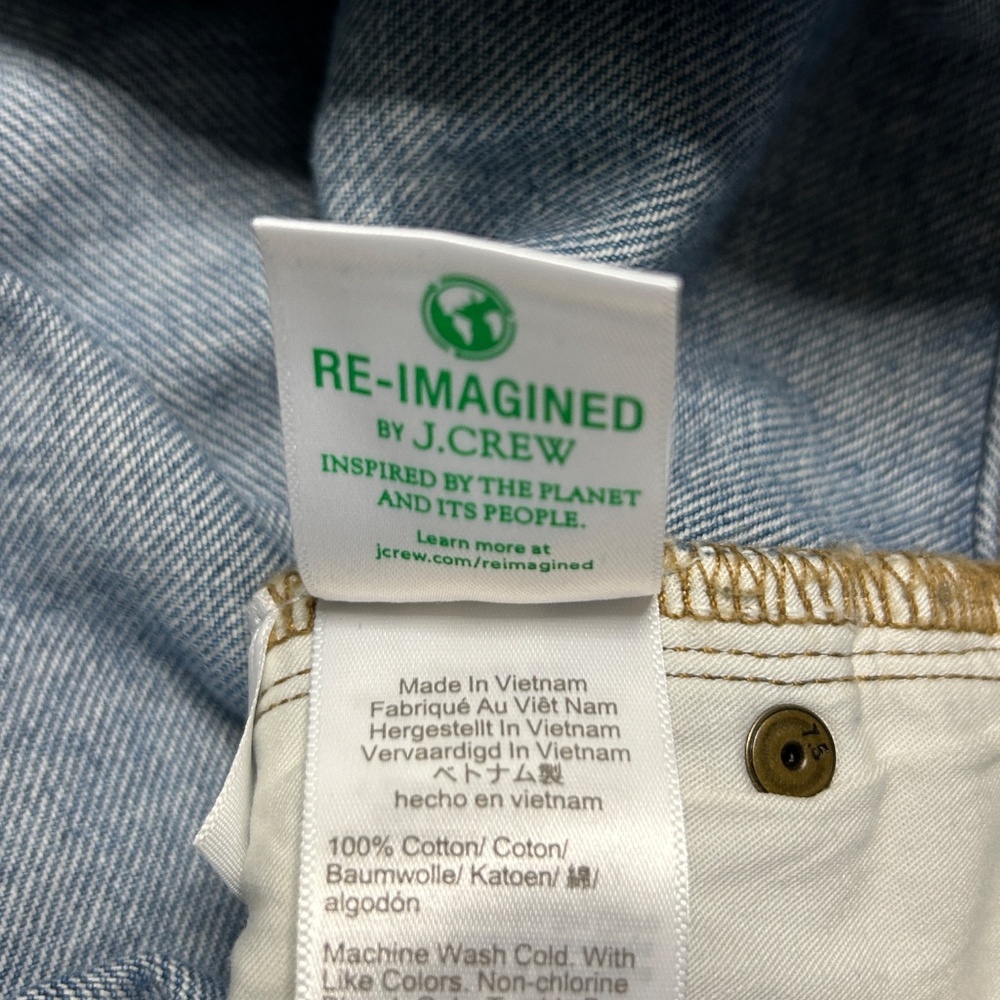 NWT J Crew Womens Mid-rise Superwide-leg Jeans 34x30 Baggy - Picture 7 of 14
